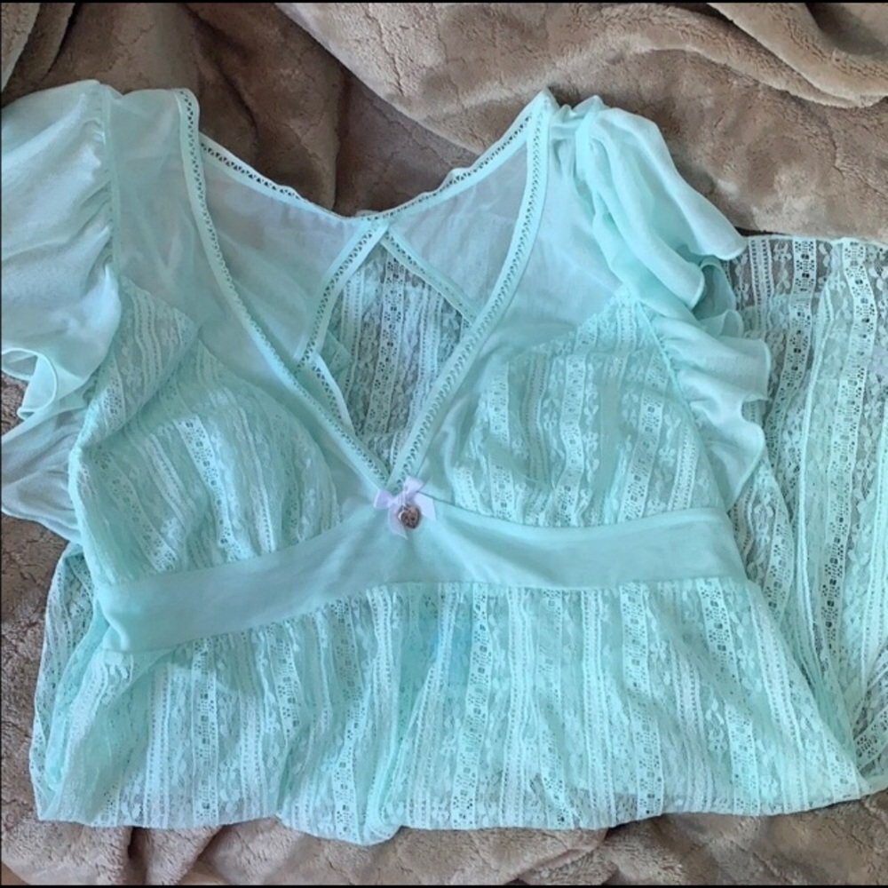 Betsey Johnson Lace Baby Doll Chemise - Picture 8 of 9